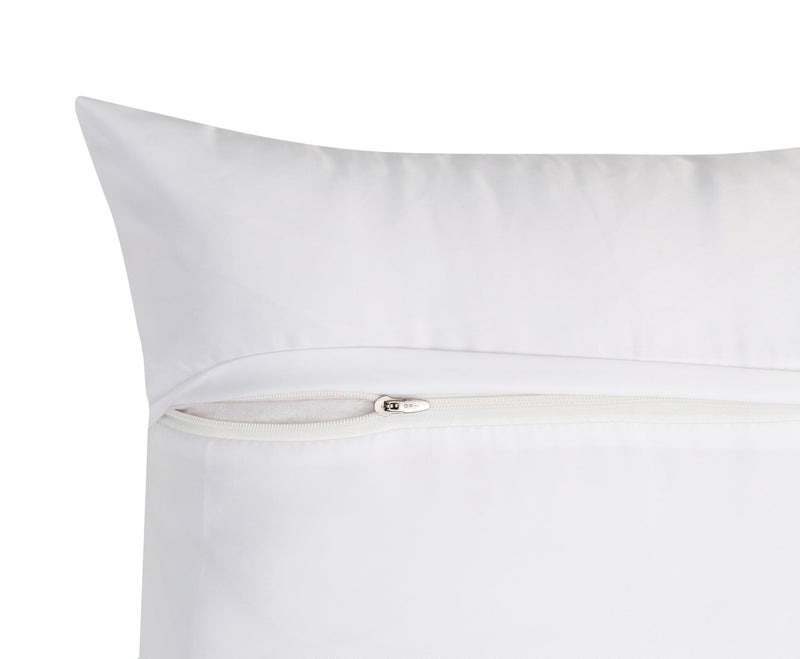 RD TREND® Velvet Satin Cushion Covers 24 Inch x 24 Inch |Art Decorative Throw Pillows for Sofa, Couch, Living Room, Home Décor Cushion Cover Set of 5 (White Black) - Image 3