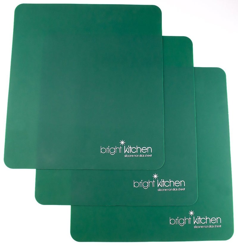 Bright Kitchen 3 Silicone Non Stick Sheets Compatible With Ivation & Compatible With Gourmia Compatible with ChefWave Dehydrator 6-Tray fruit roll up crackers Teflon-Free - Image 3