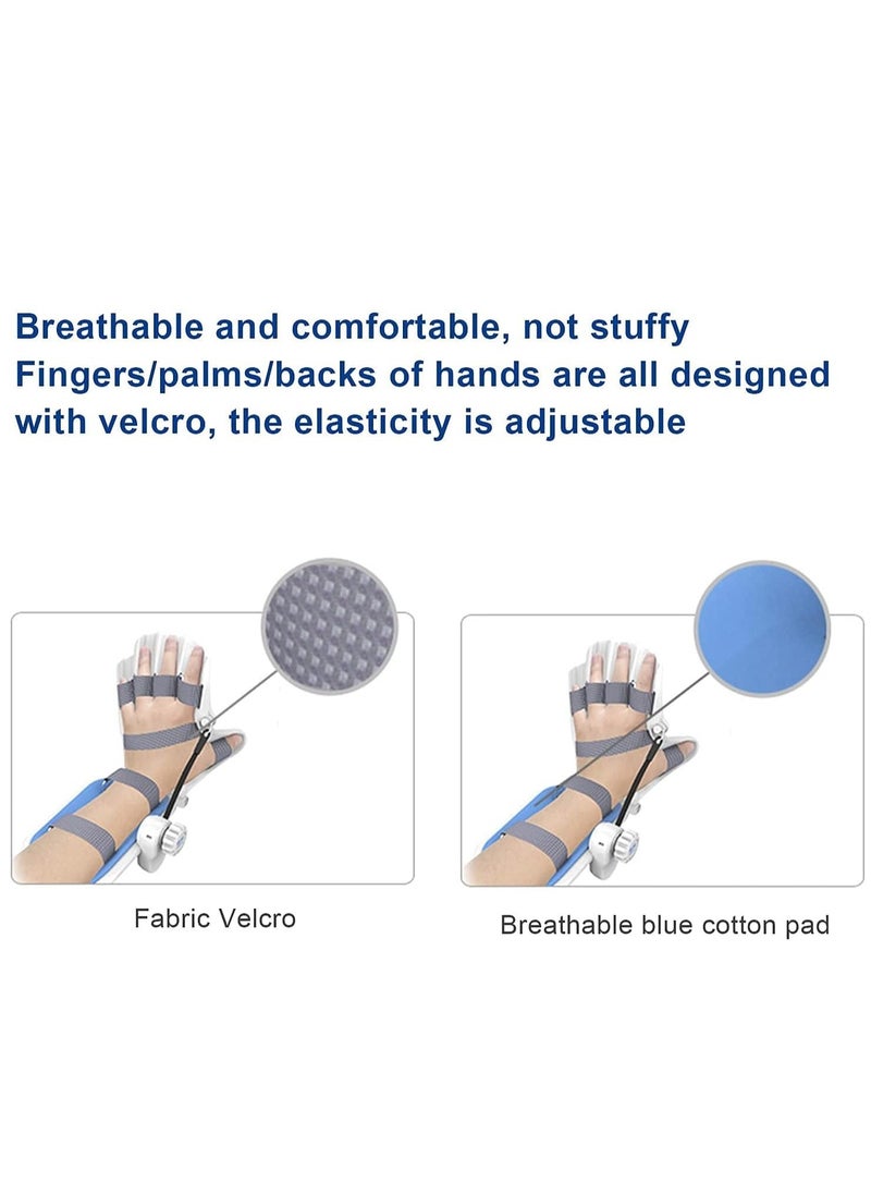 Generic - Smart Resting Hand Splint Functional Finger Orthotics, Post Op Locks Finger Splint Fingerboard, Rehab Finger Training Hemiplegia, Apoplexy, Traumatic Brain Injury Rehab. For Right Hand - Image 1