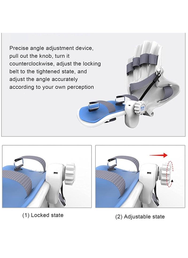 Generic - Smart Resting Hand Splint Functional Finger Orthotics, Post Op Locks Finger Splint Fingerboard, Rehab Finger Training Hemiplegia, Apoplexy, Traumatic Brain Injury Rehab. For Right Hand - Image 1