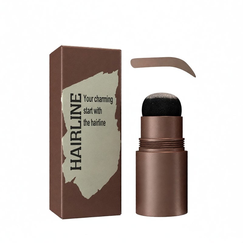 Eyebrow Stamp Shaping Kit, One Step Brow Stamp Stencil Kit Waterproof Eye Brow Stamp Makeup Tools  (Brown Black) - Image 1