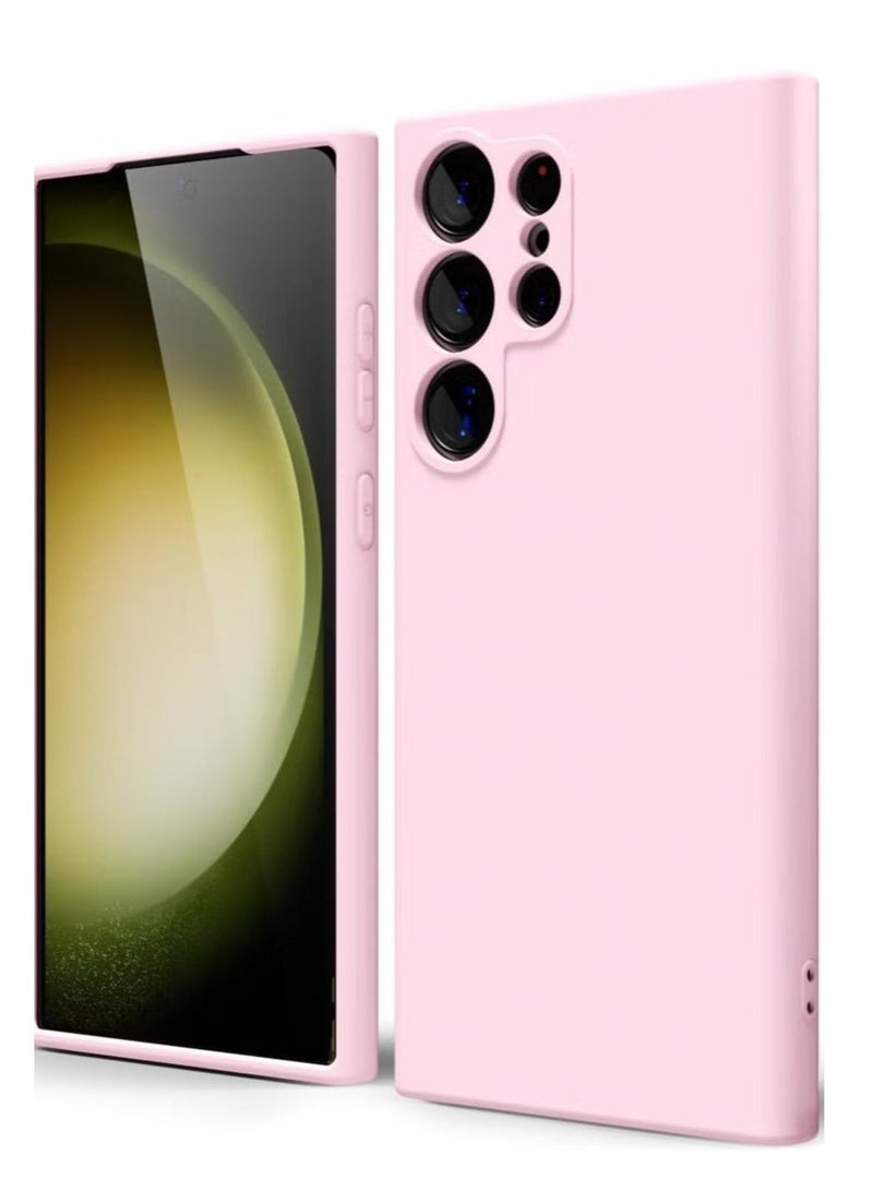 ELTRAZONE ELTRAZONE Samsung Galaxy S24 Ultra Soft Silicone Gelly Rubber Case – Shockproof Matte Finish with Camera Protection in Pink
