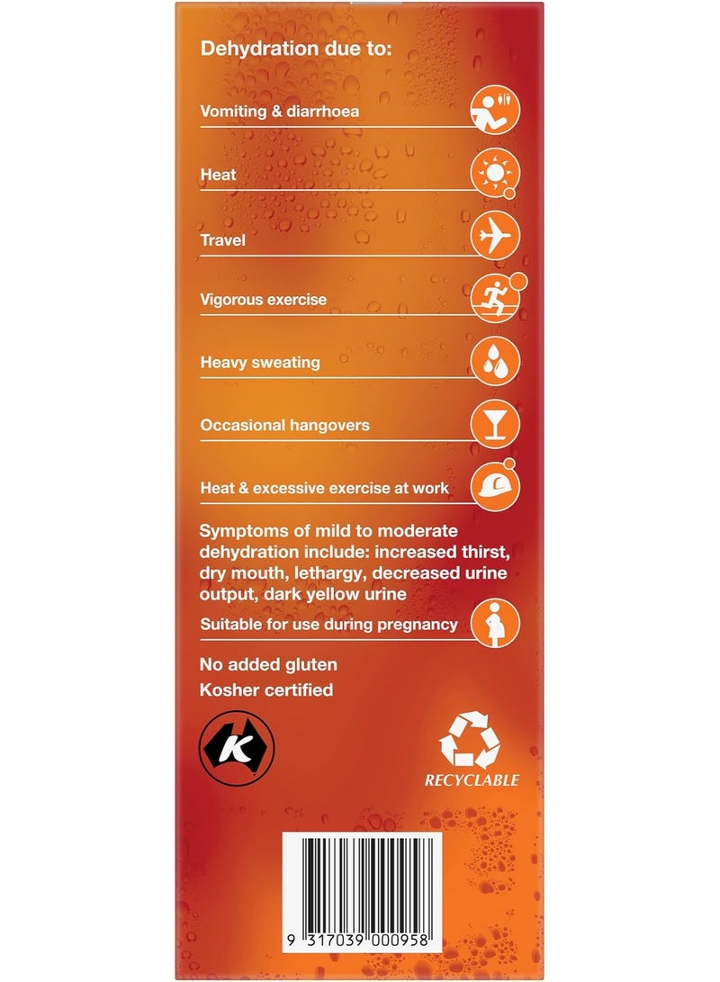 هيدراليت هيدرالايت بنكهة البرتقال دعم الترطيب وتجديد الإلكتروليتات  16 مكعب ثلج - Image 3