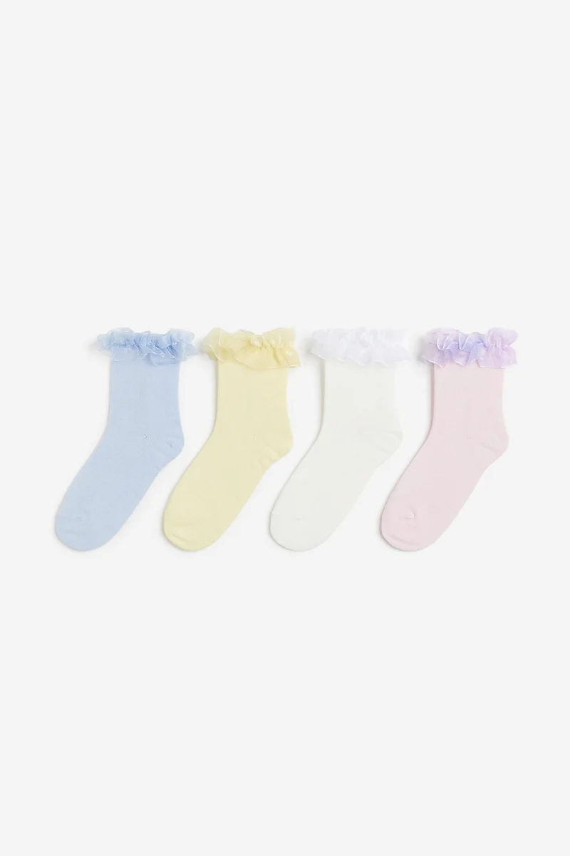 H&M Kids 4 Pack Ankle Socks