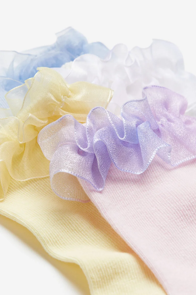 H&M Kids 4 Pack Ankle Socks