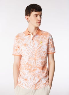 U.S. Polo Assn. Base. Polo Assn. Salmon Men's Polo T-Shirt Tarasa  - Image 3