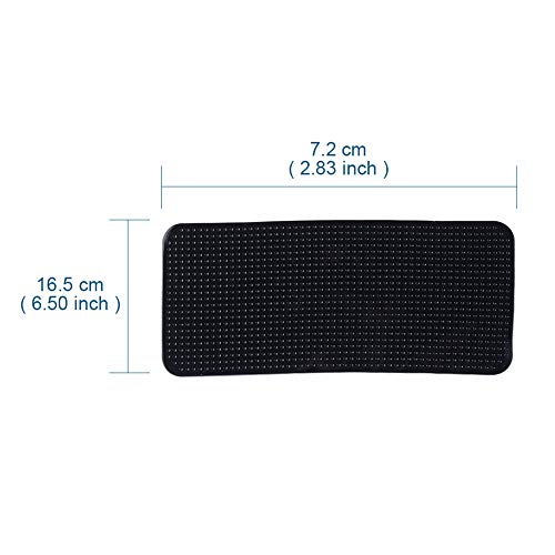 ATMOMO Adjustable Height Car Armrest Left Elbow Support Pad Anti-Fatigue Car Door Armrest Rest Pad (Black with Red Line) - Image 3