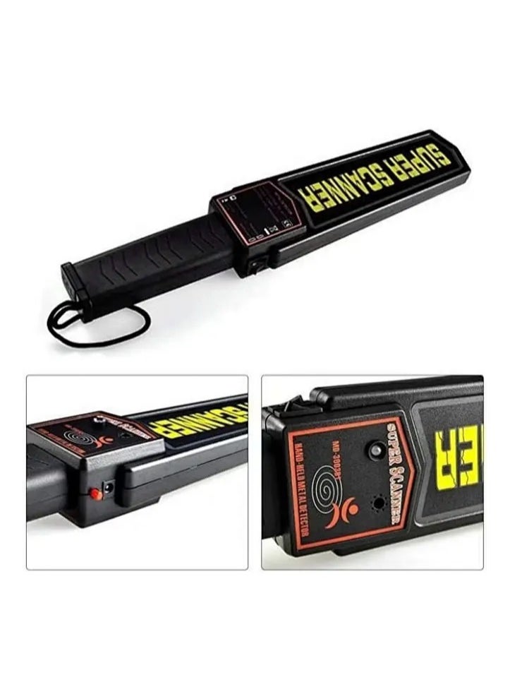 Handheld Metal Detector Security Alarm and Vibration Super Scanner Metal Detector for Public Security Detector
