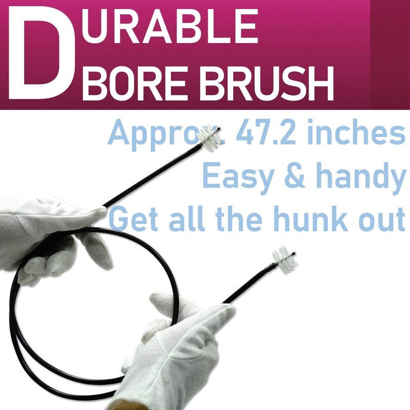 Libretto Trombone All-Inclusive Care Kit: Flexible Bore Brush + Mouthpiece Brush + Slide Oil+ Microfiber Cleaning Cloth + Slide Grease, w/Handy Case, Time to Clean & Extend Life of Your Trombone! - Image 5