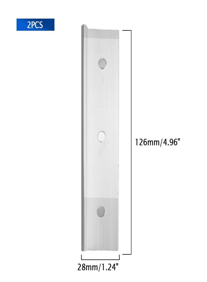 Saim 5 inch Aluminum Alloy Vise Jaws, Universal Soft Vice Jaws Pads Covers with Strong Magnetic Multi-Purpose Protector or Woodworking, DIY Making, Plumbing 1 Pair - Silver - Image 3