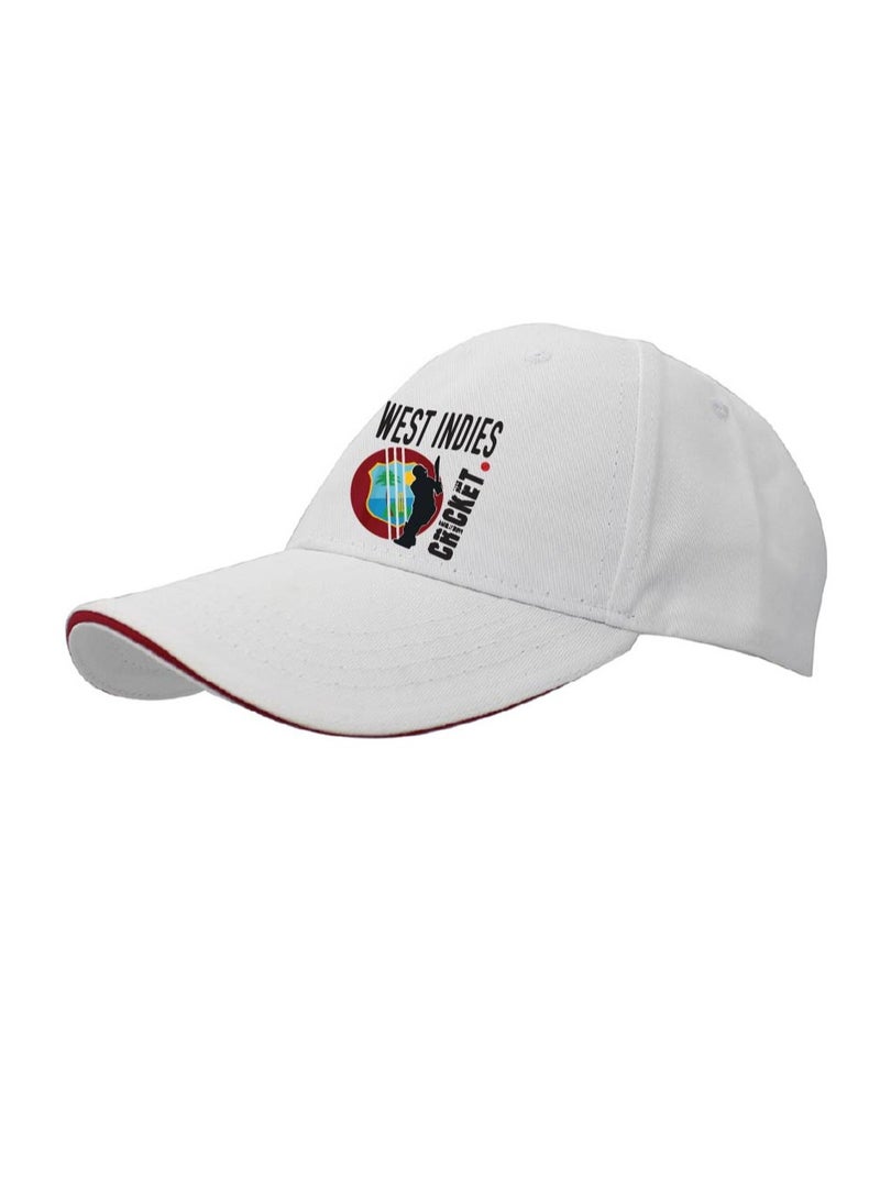 West Indies Sports Fans Cricket Cap for Men and Women - West Indies Sports Cricket Caps for Fans - Metal Adjustable Buckle Closure Cap - Unisex Cricket Cap for Sports Matches - Image 2