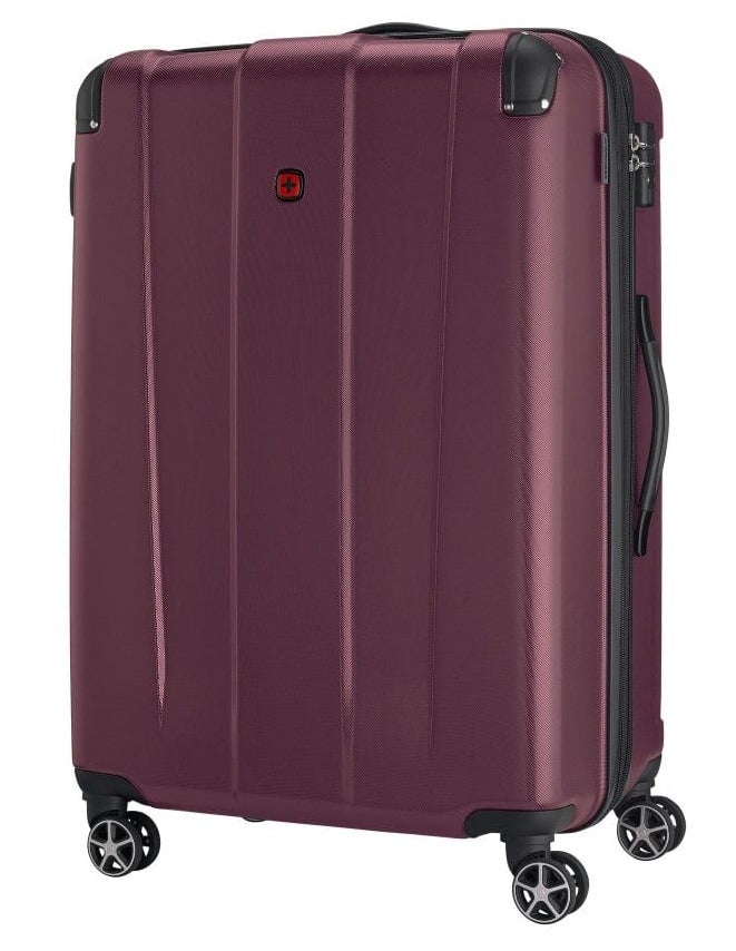 Wenger Protector Large 76 Cm Hardside 4-Double Wheeled Expandable Check-In Luggage Trolley - Red - Image 4