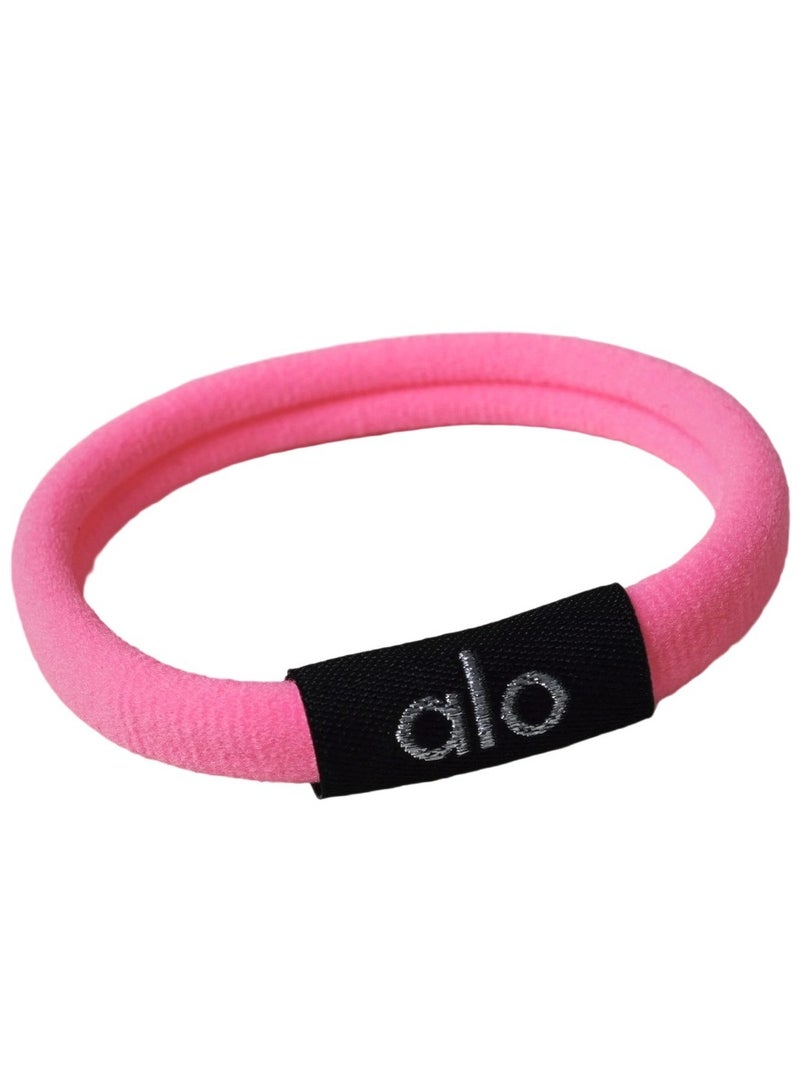 Alo Yoga Untangled Hair Tie 6-Pack - Black - Image 3