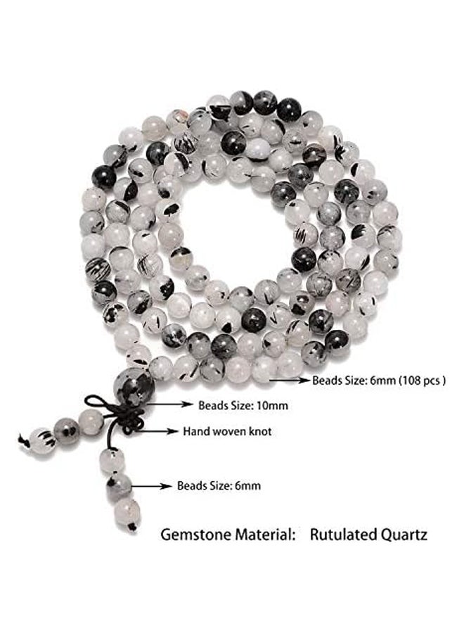 Natural Gemstones Buddhist 108 Prayer Beads  - Image 3