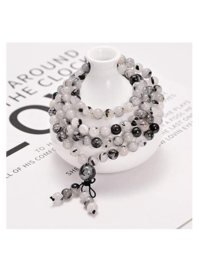 Natural Gemstones Buddhist 108 Prayer Beads  - Image 2