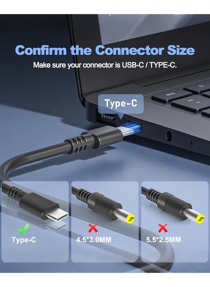دراكلاو شاحن لابتوب USB-C 65 واط متوافق مع لينوفو إتش بي ديل أسوس شحن سريع لأجهزة الكمبيوتر المحمولة للاستخدام اليومي والعمل والسفر - Image 5