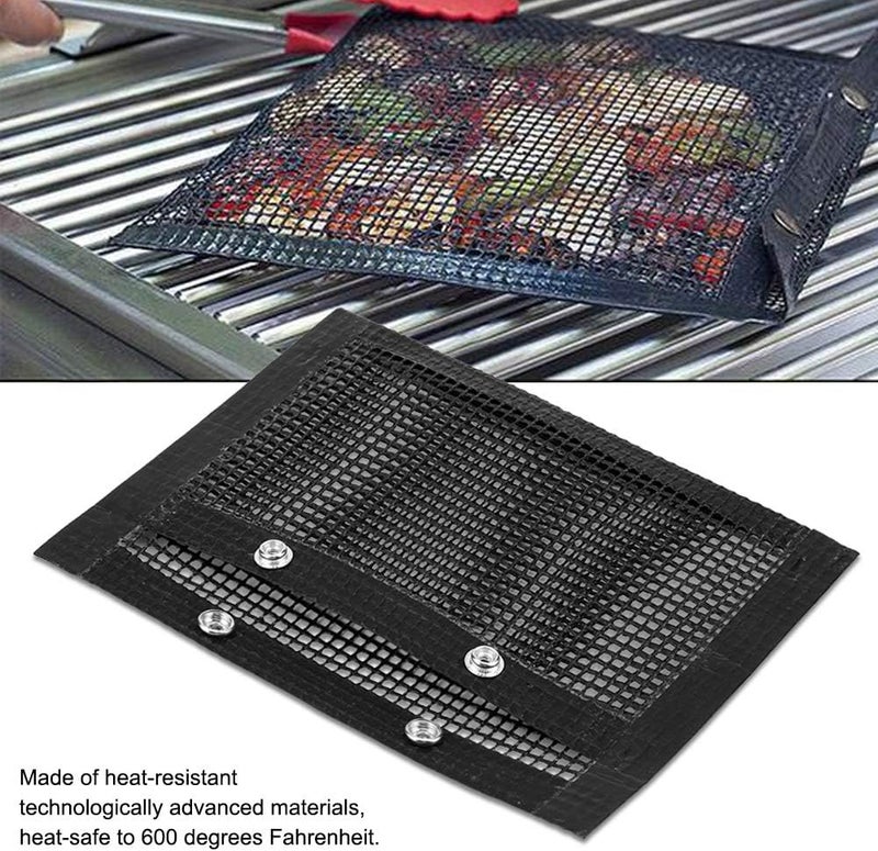 klarako Non-Stick Barbecue Grill Bag, Reusable Heat-Resistant mesh Barbecue Bag Kitchen Outdoor Convenience Store Emergency Barbecue Tool(22 27cm) - Image 2