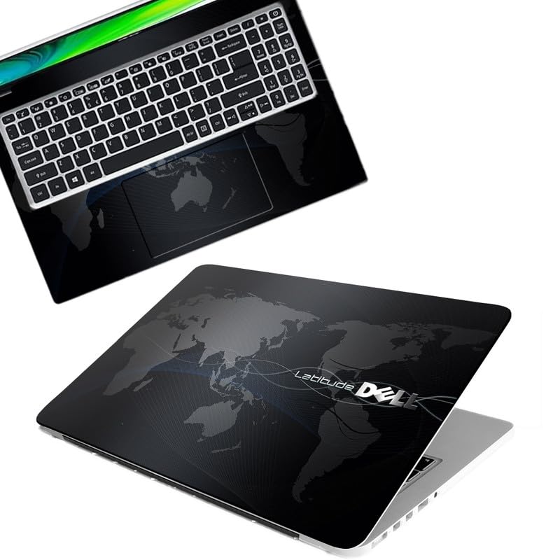 Inkykart DSGN 140 Full Body Laptop Skin Bubble-Free| Laminated| Removable| HD Quality Sticker for Laptops Upto 15.6 Inches Compatible with DELL - Image 1