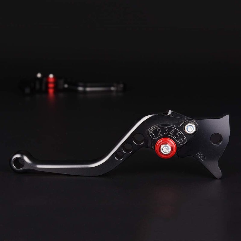 Rawsomes Short Brake Clutch Levers for Yamaha YFZ 450, YFM Raptor, Banshee, and Blaster (Black) - Image 5
