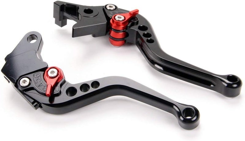 Rawsomes Short Brake Clutch Levers for Yamaha YFZ 450, YFM Raptor, Banshee, and Blaster (Black) - Image 2