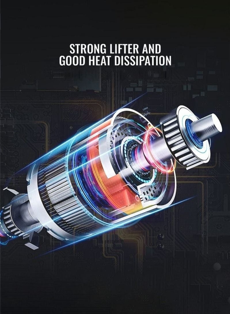 كيلا مضخة نفخ إطارات السيارة المحمولة بضغط هواء 150 رطل لكل بوصة مربعة، نفخ سريع مع شاشة LCD مزدوجة [لاسلكية وقوية] مضخة إطارات كهربائية لإطارات السيارة والدراجات النارية والكرة - Image 5