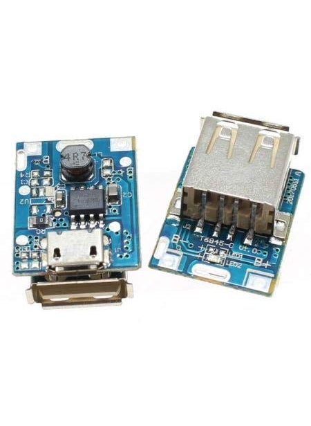 TECHTONICS Techtonics 5V Lithium Battery Charger Step Up Protection Board Boost Power Module Micro USB LiPo Liion 18650 for Power Bank  - Image 4