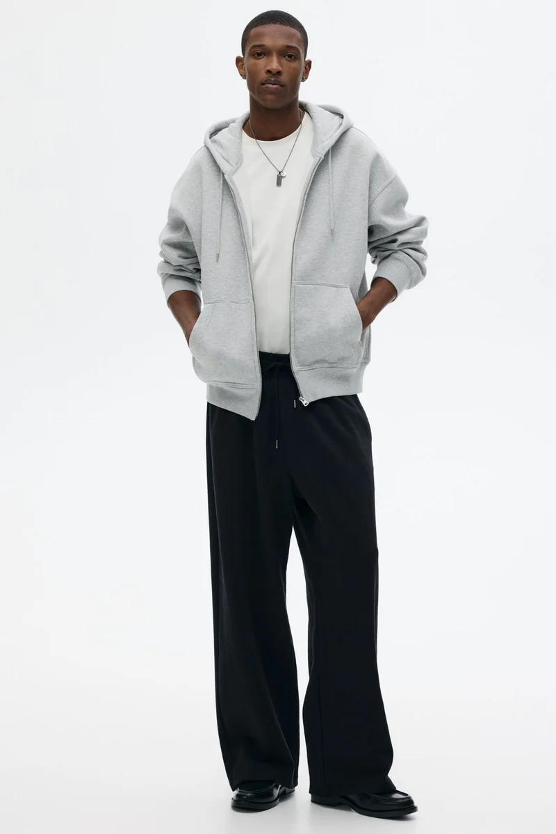H&M Oversized Fit Zip-through hoodie