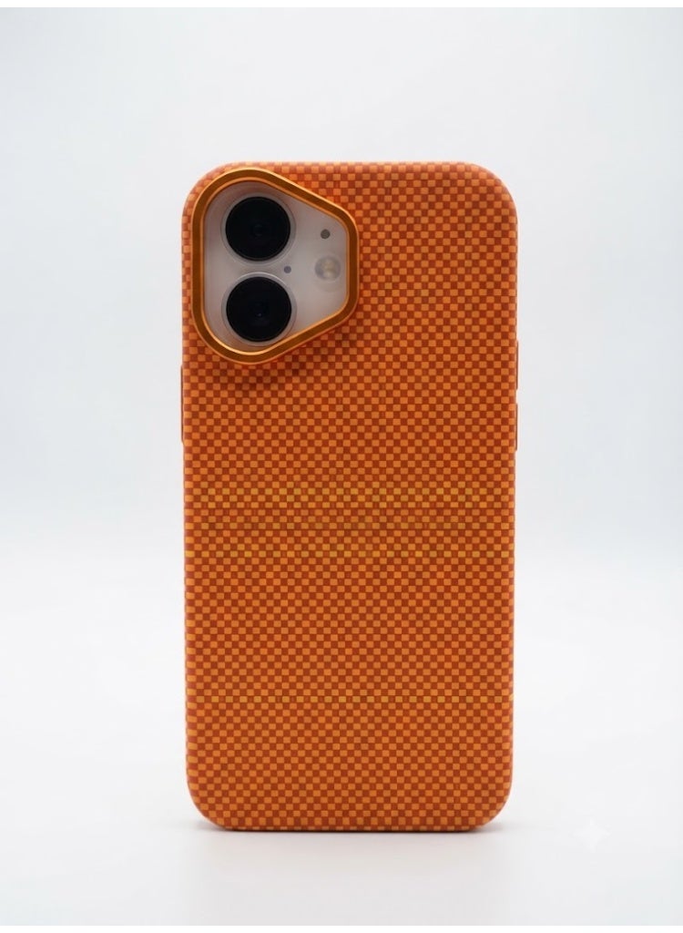 iPhone 17 Kevlar Design Magsafe Carbon Fiber Ultra-Slim Case for x Heavy Duty Military-Grade Aramid Fiber Protection Shell Cover - Image 1