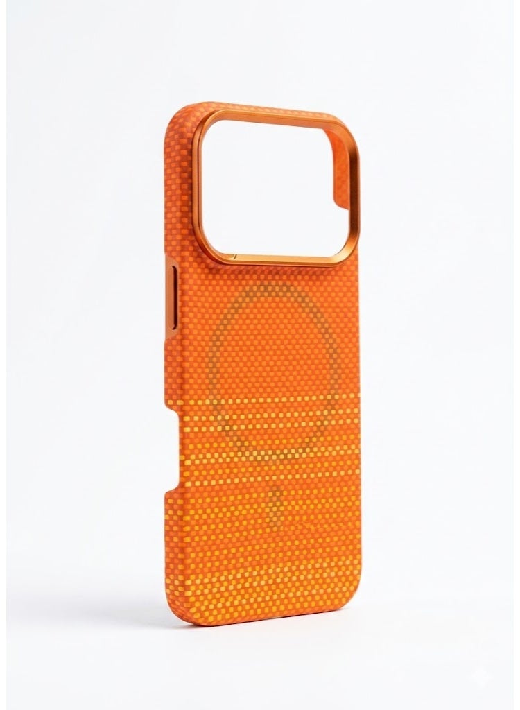 iPhone 17 Kevlar Design Magsafe Carbon Fiber Ultra-Slim Case for x Heavy Duty Military-Grade Aramid Fiber Protection Shell Cover - Image 4