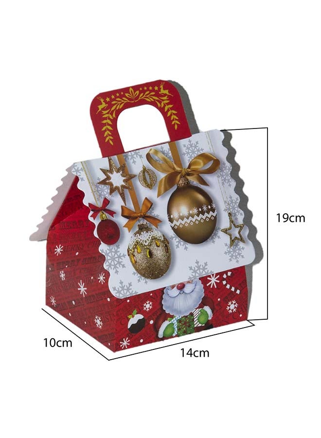 4-Piece Gift Box For Christmas 14X10X19Cm Size Assorted Designs - Image 2