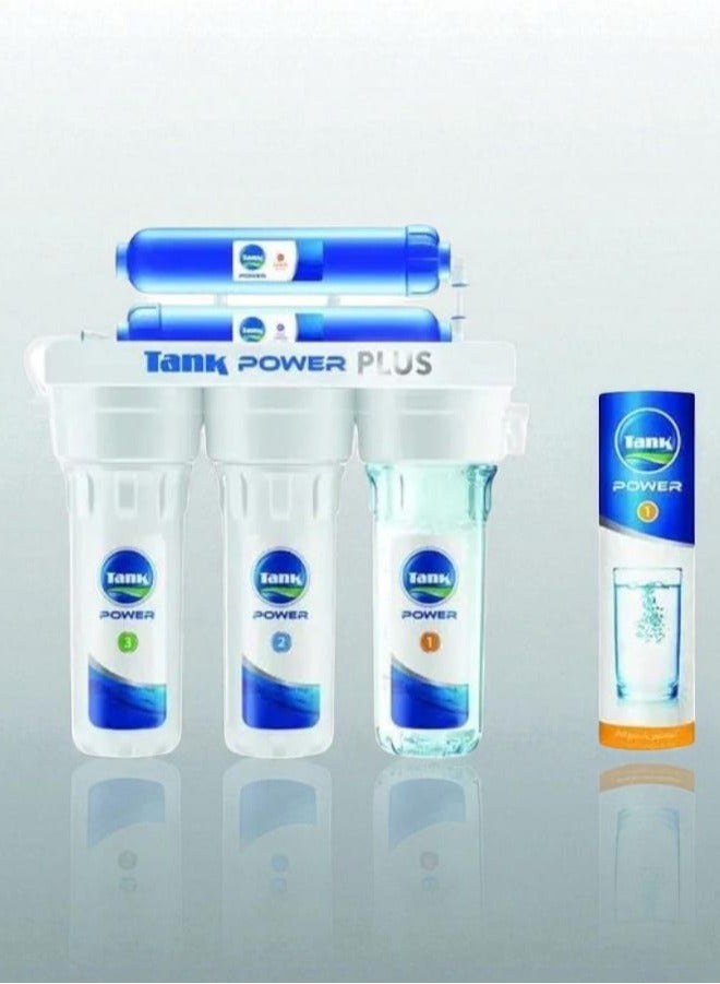 Water Filter with 5 Stages Plus Blue+ Extra stage
