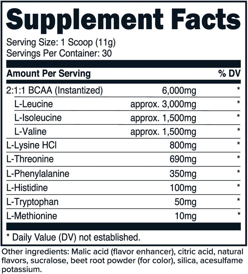 Primaforce EAA Powder 30 Servings Fruit Punch Flavor  Essential Amino Acids for PreIntra Workout and Recovery  NonGMO and Gluten Free - Image 2