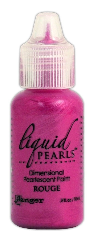 Ranger LPL28222 Liquid Pearls Glue Paint Rouge 05 oz
