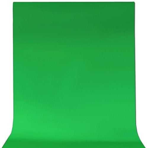 ePhotoInc 6 x 9 Feet Cotton Chromakey Green Screen Muslin Backdrop Photo Photography Background G69