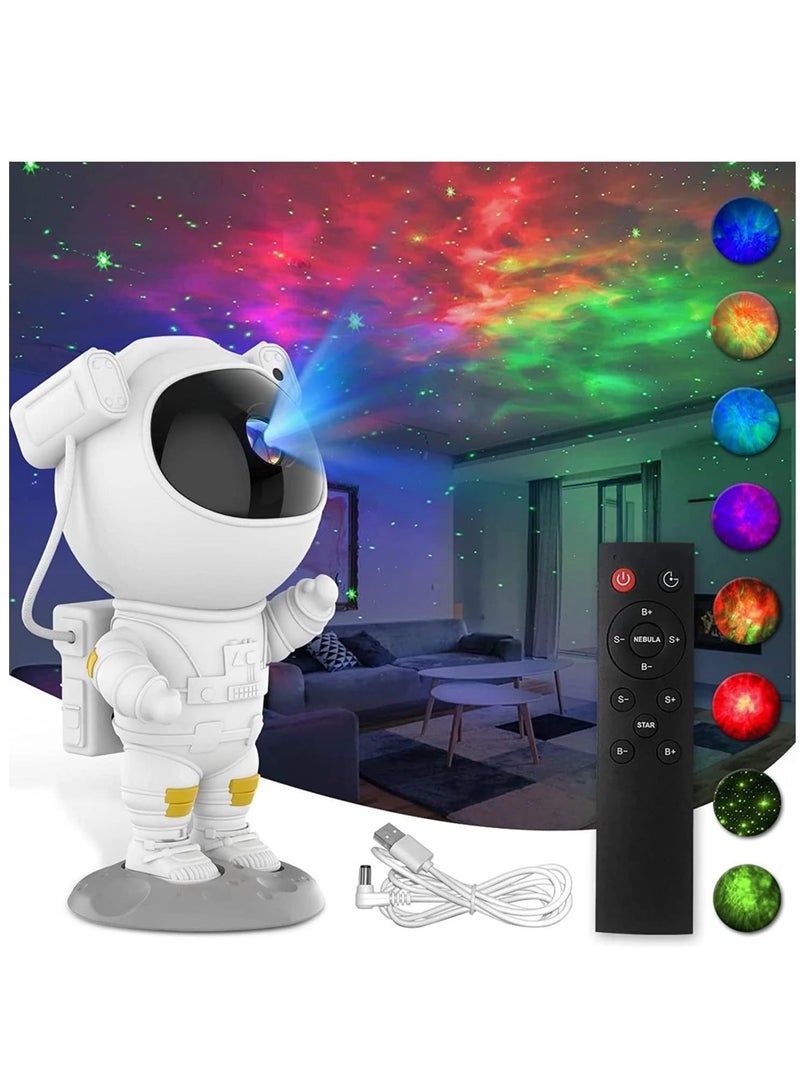 ELTRAZONE Night Lights Star Projector. Astronaut Nebula Galaxy Projector with Timer, Remote Control and 360°Adjustable Design. For Room Decoration Party - Image 1