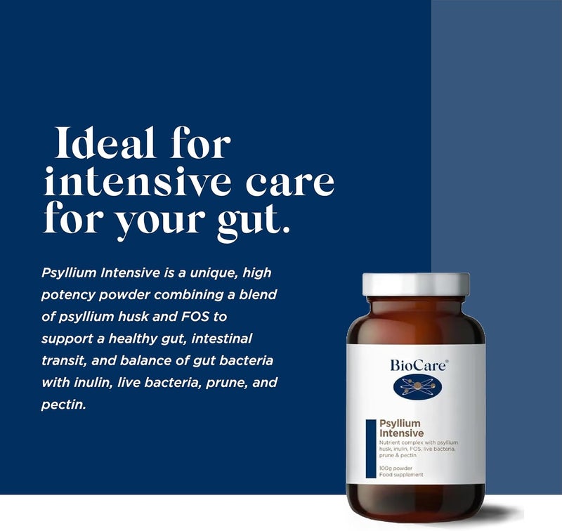 BioCare Psyllium Intensive with Inulin Live Bacteria Prune 100g - Image 2