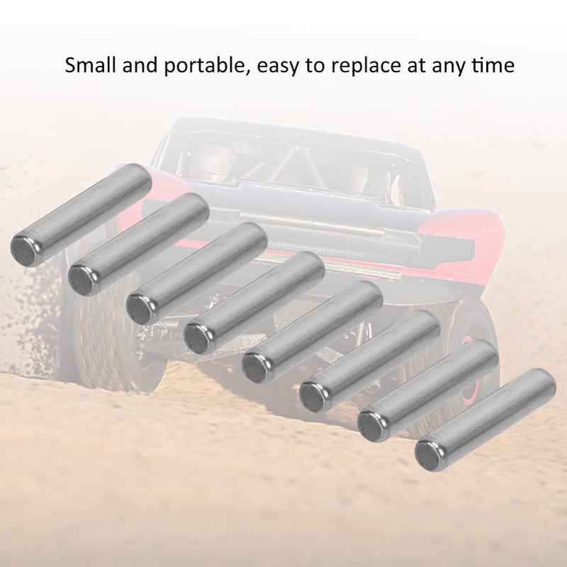 Steel Wheel Hub Nut Pin 12mm 8pcs Replacement for 1 7 Scale RC Car Axle - Image 3