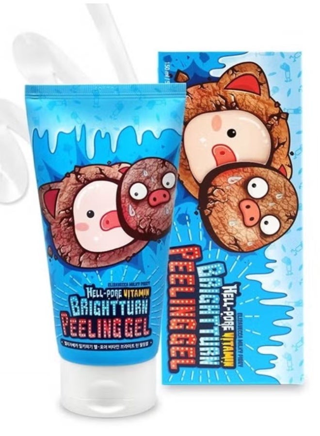 إليزافيكا جل تقشير البشرة ميلكي بيجي هيل فيتامين برايت تيرن 150 مل حجم كبير - - Image 1