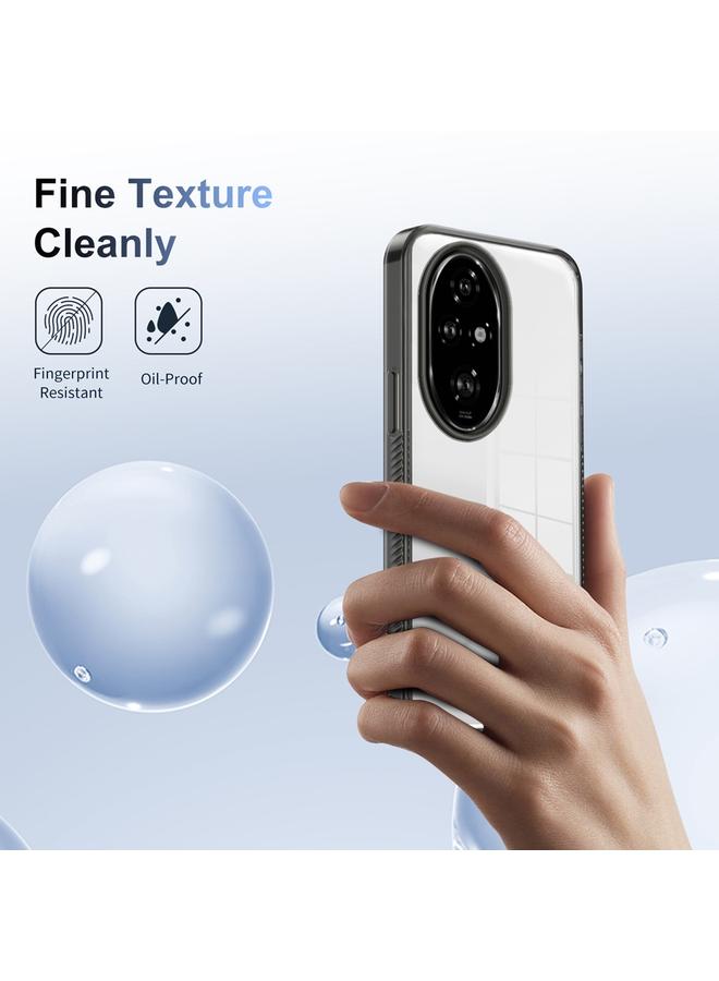 S-TOP Case For Honor 200 Pro Anti-slip Clear Acrylic Hybrid TPU Phone Case - Image 5