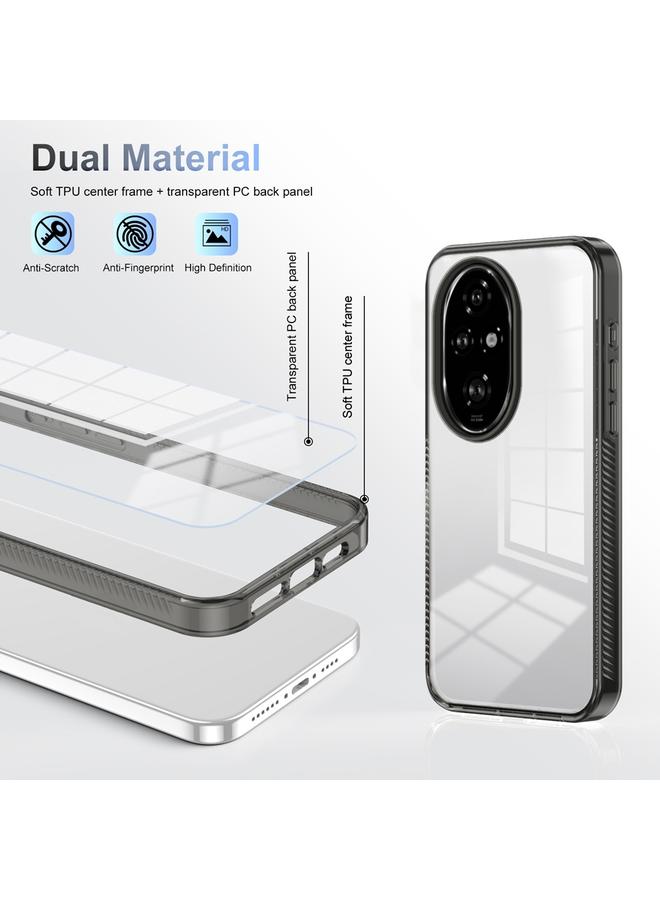 S-TOP Case For Honor 200 Pro Anti-slip Clear Acrylic Hybrid TPU Phone Case - Image 3