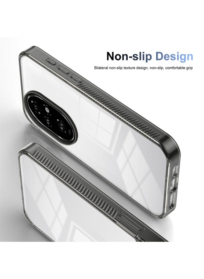 S-TOP Case For Honor 200 Pro Anti-slip Clear Acrylic Hybrid TPU Phone Case - Image 4