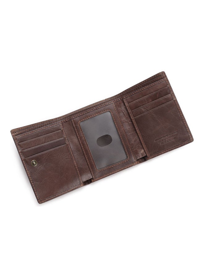 NIBEMINENT Leather Wallet Dark Coffe  - Image 4