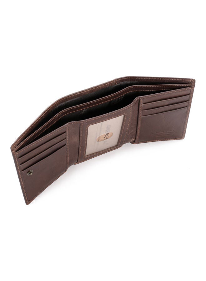 NIBEMINENT Leather Wallet Dark Coffe  - Image 3