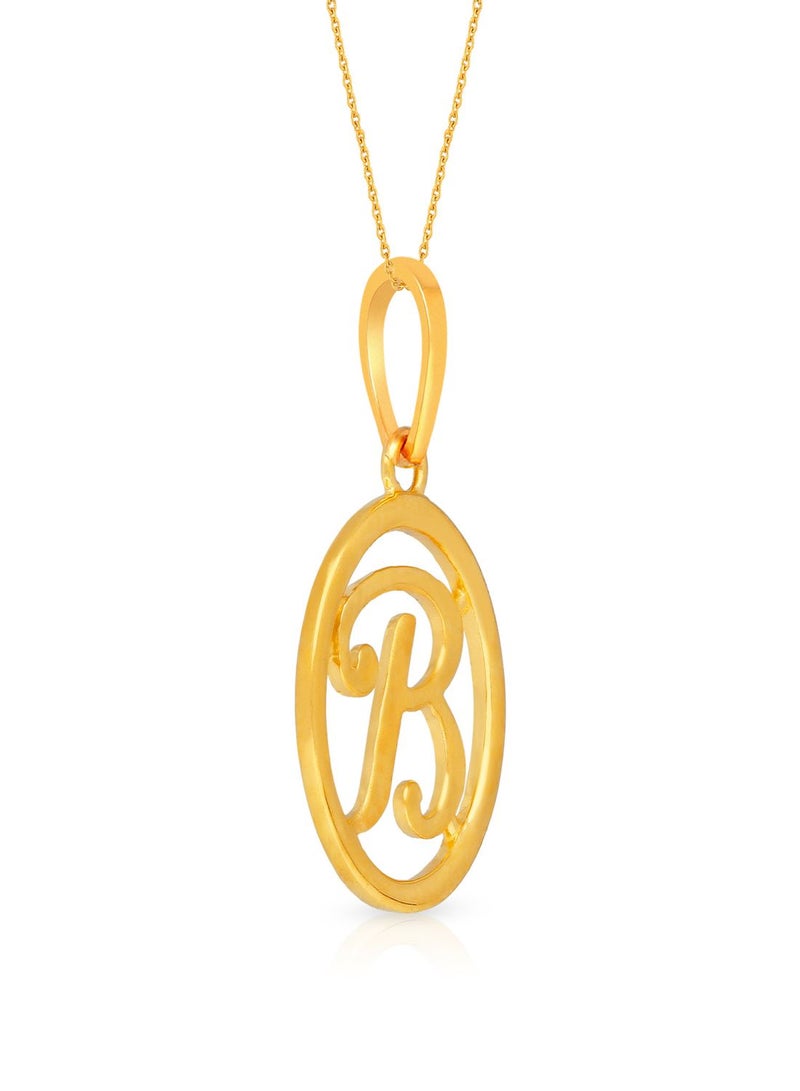 Malabar Gold and Diamonds 22k 916 Purity Gold Pendant for Women DZPN175BY  - Image 2