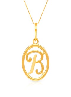 Malabar Gold and Diamonds 22k 916 Purity Gold Pendant for Women DZPN175BY  - Image 1