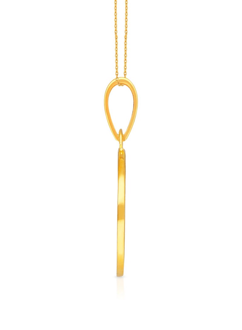 Malabar Gold and Diamonds 22k 916 Purity Gold Pendant for Women DZPN175BY  - Image 3