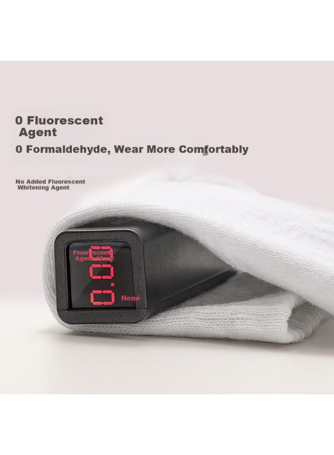 Sometimes Disposable Socks For Men And Women, Daily Disposable Mid-calf Cotton Socks For All Seasons, Sweat-absorbent And Breathable Sports Socks, Essential For Travel - Image 3