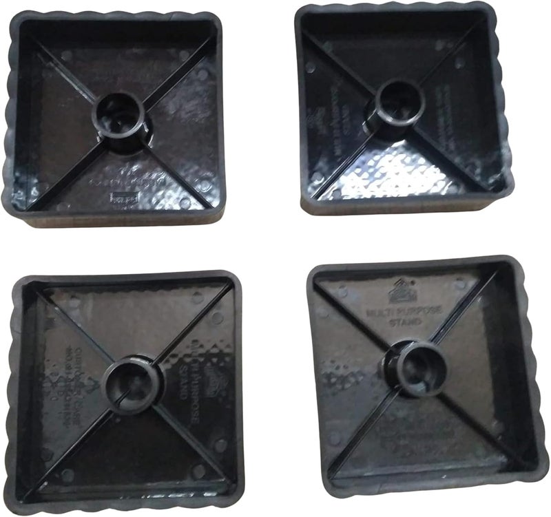 AASHU Square Multi Purpose Stand,Washing Machine Stand,Refrigrator Stand,Almirah Stand,Fridge Stand,Furniture Base Stand, Which Bear 395 kgs - Image 2