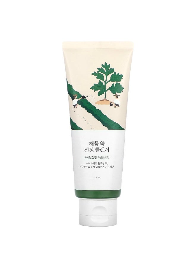 ROUND LAB Mugwort Calming Cleanser Soothing Gentle Face Wash with Mugwort Extract 150ml - Image 1