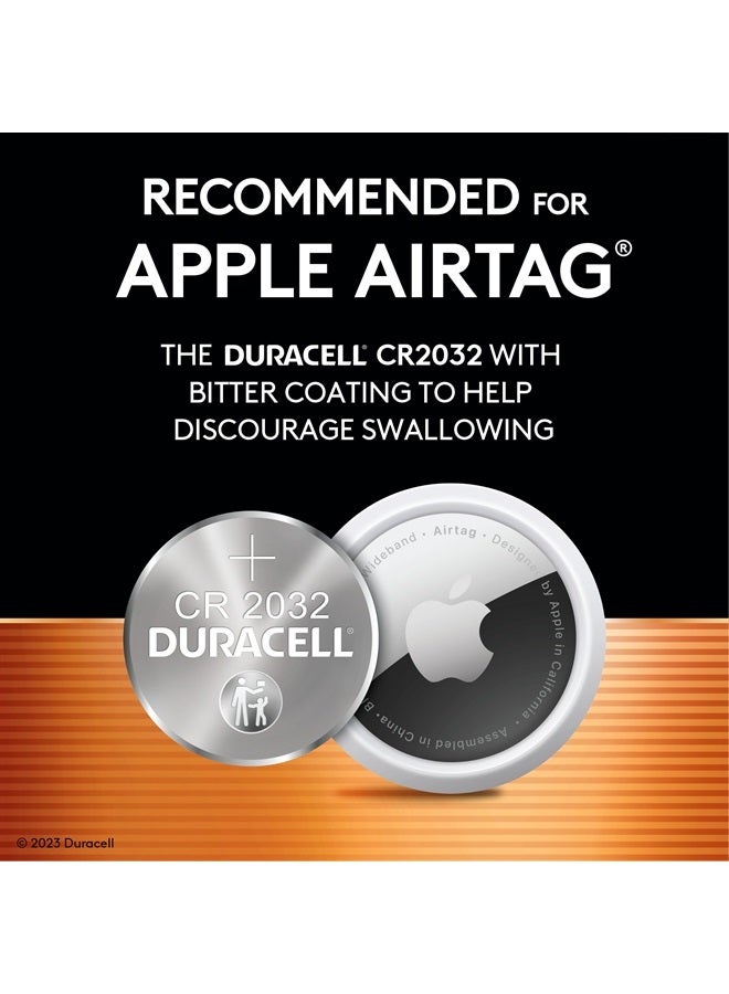 Duracell Duracell 2032 Lithium Battery. 4 Count Pack. Child Safety Features. Compatible with Apple AirTag, Key Fob, and other devices. CR2032 Lithium 3V Cell. 2032 Battery, Lithium Coin Battery - Image 3